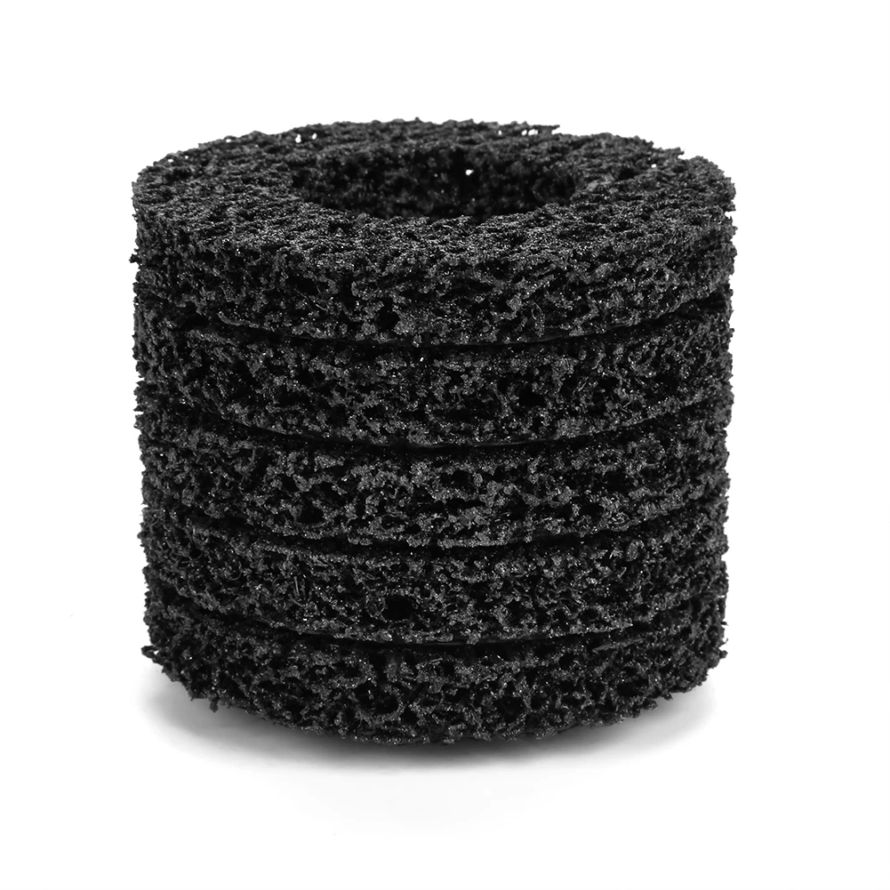 5Pcs 100mm Black Poly Strip Wheel Disc Paint Rust Removal Tool for Angel Grinders
5Pcs 100mm Black Poly Strip Wheel Disc Paint Rust Removal Tool for Angel Grinders