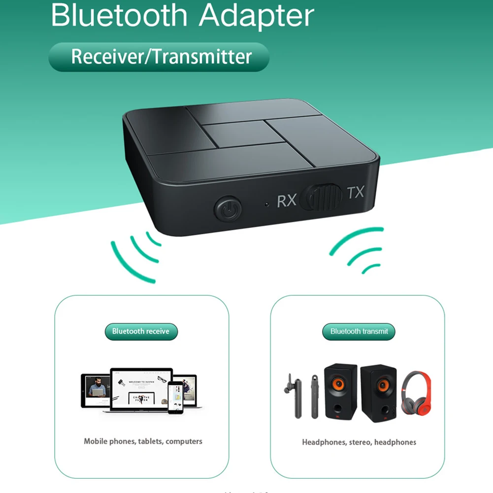 Accessories Audio Transmitter Adapter Bluetooth 5.0 Part Up To 10m / 33ft 44 × 44 × 12mm AUX Stereo Wireless Adapter With Mic
Accessories Audio Transmitter Adapter Bluetooth 5.0 Part Up To 10m / 33ft 44 × 44 × 12mm AUX Stereo Wireless Adapter With Mic