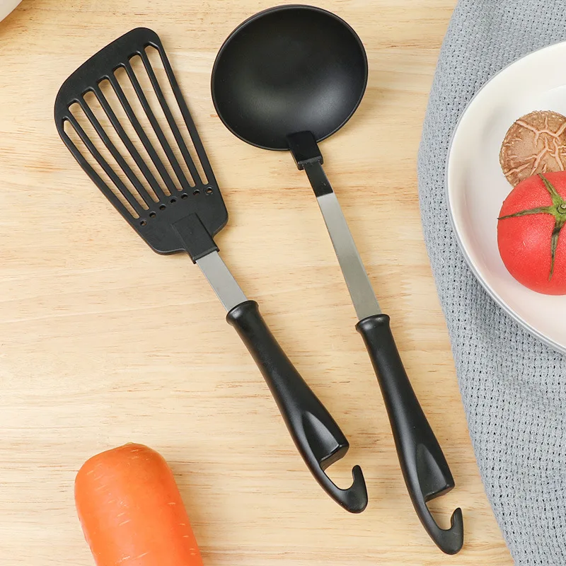 Lightweight Nylon Spatula Soup Long Handle Spoon Non-stick Japanese-style Kitchen Utensils for Frying and Grilling
Lightweight Nylon Spatula Soup Long Handle Spoon Non-stick Japanese-style Kitchen Utensils for Frying and Grilling
