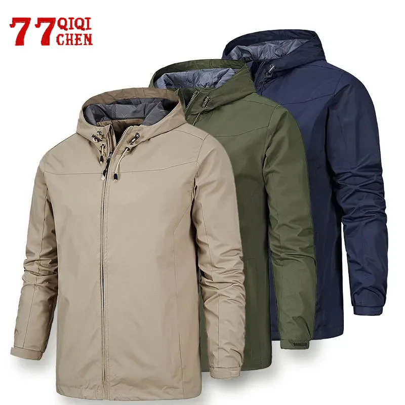 Tactics Jacket Men Casual Windbreaker Waterproof Breathable Hooded Coat Size 5XL Spring Autumn Army Jackets Casual Outwear Male 
Tactics Jacket Men Casual Windbreaker Waterproof Breathable Hooded Coat Size 5XL Spring Autumn Army Jackets Casual Outwear Male