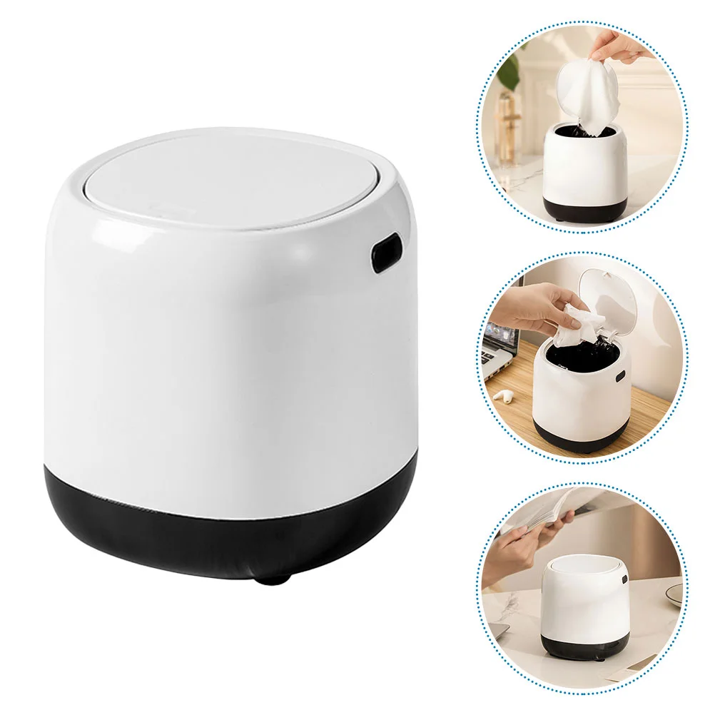 Trash Can Desktop Garbage Container Small Home Kitchen Bin Lid Abs Reusable Bathroom Table Office
Trash Can Desktop Garbage Container Small Home Kitchen Bin Lid Abs Reusable Bathroom Table Office