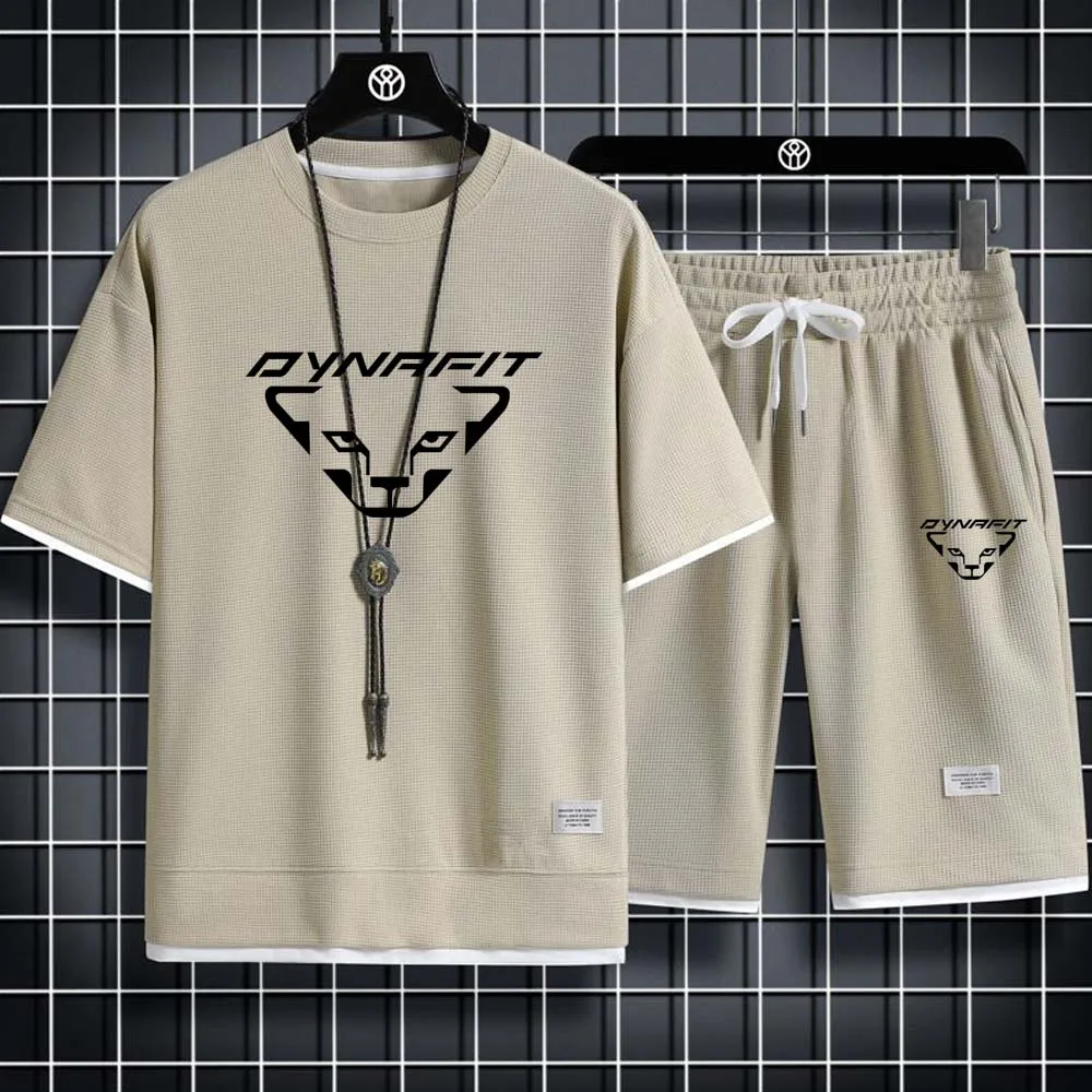 DYNAFIT Men's Two-piece Sportswear Suit Short Sleeved Casual T-shirt And Pants Summer Sports Fitness Jogging Men Sets
DYNAFIT Men's Two-piece Sportswear Suit Short Sleeved Casual T-shirt And Pants Summer Sports Fitness Jogging Men Sets