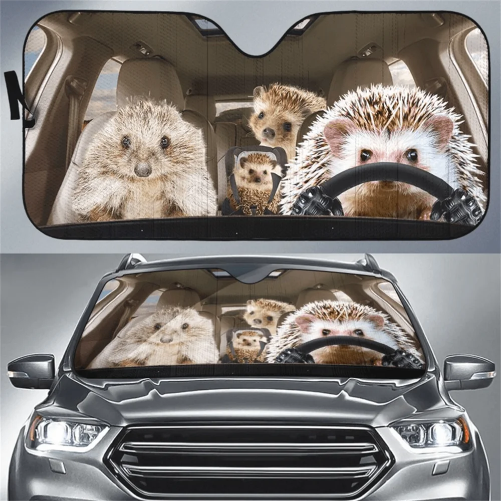 Lovely 3D Hedgehog Pattern Sunshade Car Accessories Universal Heat Reflector Protect UV Sun Visor Auto Sun Shade For Windshield
Lovely 3D Hedgehog Pattern Sunshade Car Accessories Universal Heat Reflector Protect UV Sun Visor Auto Sun Shade For Windshield
