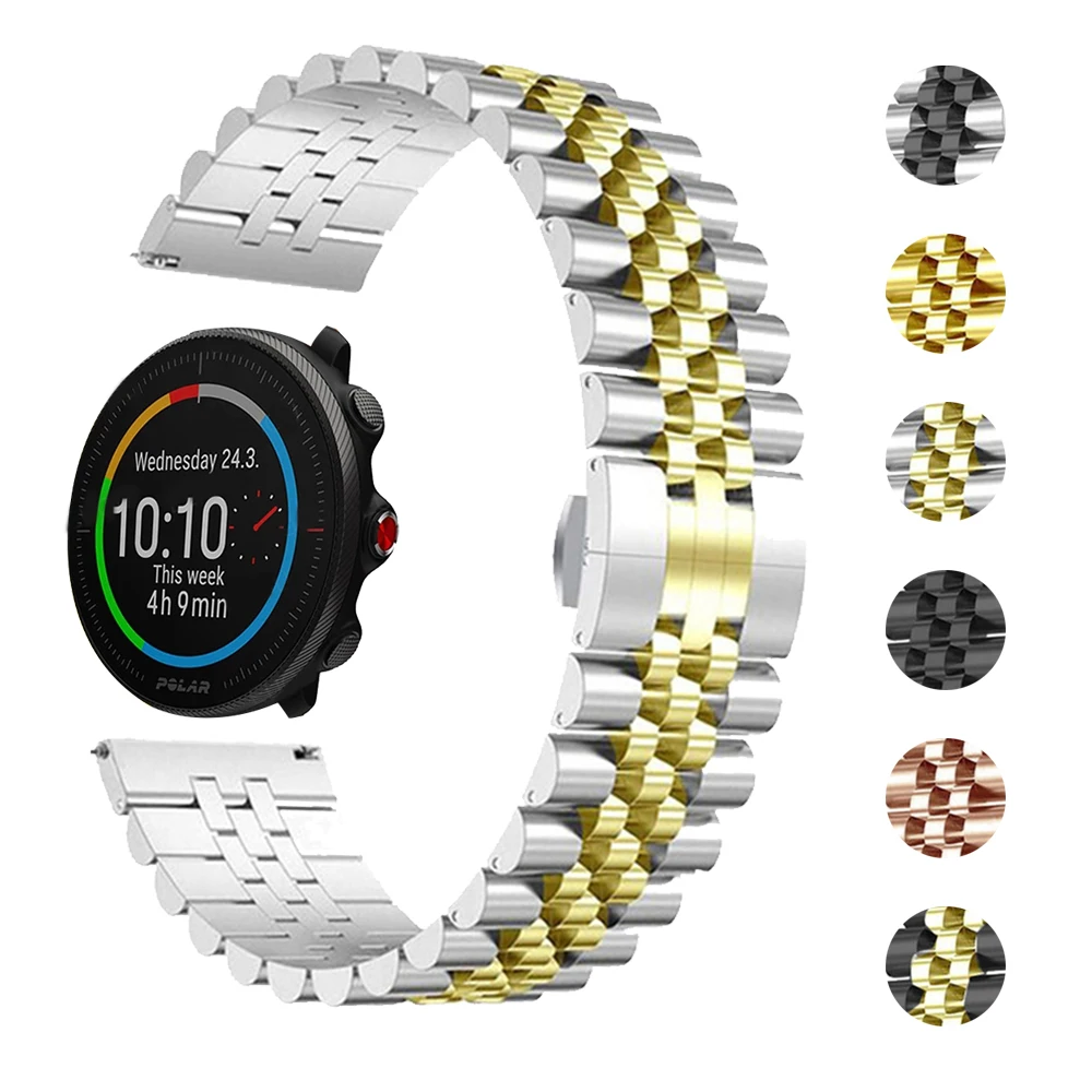 20mm 22mm Metal Strap For Polar IGNITE 2 Unite Stainless Steel Band For Polar Vantage M/M2 Grit X Bracelet Armband For Men/Women
20mm 22mm Metal Strap For Polar IGNITE 2 Unite Stainless Steel Band For Polar Vantage M/M2 Grit X Bracelet Armband For Men/Women