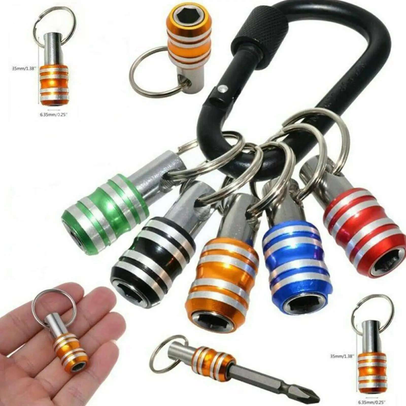5/6pcs 1/4inch Hex Shank Screwdriver Bits Holder Extension Keychain Bar Adapter Change Hand-held Drill Screw Screwdrivers Q8o7
5/6pcs 1/4inch Hex Shank Screwdriver Bits Holder Extension Keychain Bar Adapter Change Hand-held Drill Screw Screwdrivers Q8o7
