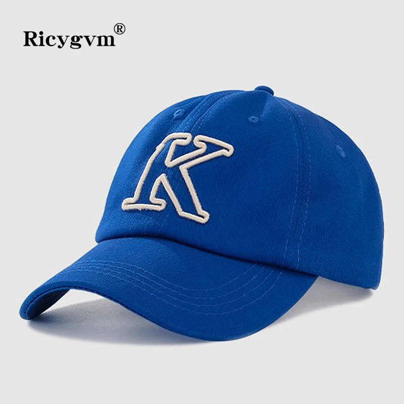 K Letter Embroidery Baseball Cap for Woman Men Cotton Casual Solid Color Sunshade Hat Korean Hip Hop Snapback Hat Girl Casquette
K Letter Embroidery Baseball Cap for Woman Men Cotton Casual Solid Color Sunshade Hat Korean Hip Hop Snapback Hat Girl Casquette
