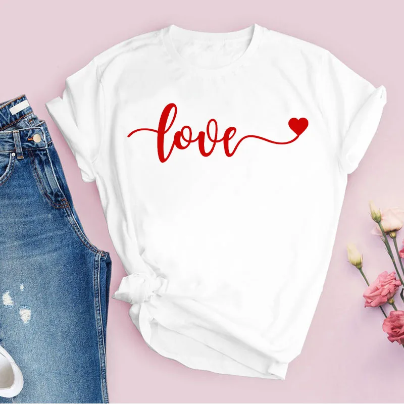 Women Tshirt Graphic 2022 Love Print Fashion T shirt Female Clothing 90s Aesthetic T-shirt Ladies Tops Print Kawaii Tee Shirt
Women Tshirt Graphic 2022 Love Print Fashion T shirt Female Clothing 90s Aesthetic T-shirt Ladies Tops Print Kawaii Tee Shirt