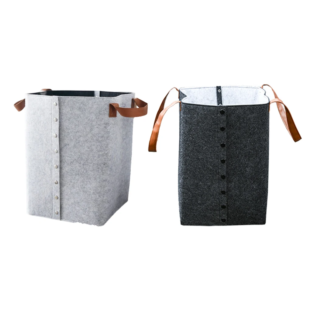 Felt Storage Basket with Handle Clothes Underwear Organizer Sundries Stationery Container Tidy Laundry Bucket Light
Felt Storage Basket with Handle Clothes Underwear Organizer Sundries Stationery Container Tidy Laundry Bucket Light
