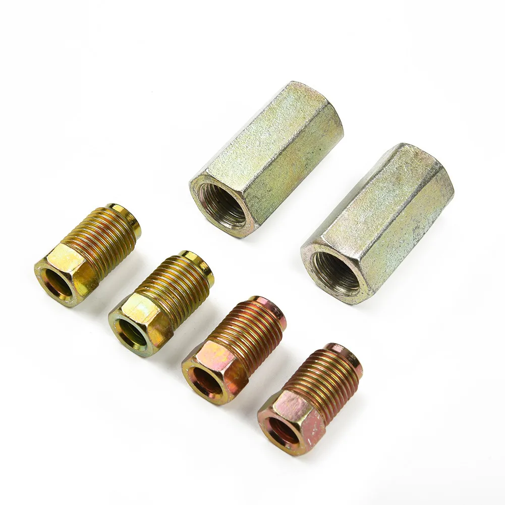M10 Brake Pipe Connector Parts Replacement Universal 10mm 2-Way 3/16\" Fittings Accessory Durable High Quality
M10 Brake Pipe Connector Parts Replacement Universal 10mm 2-Way 3/16\" Fittings Accessory Durable High Quality
