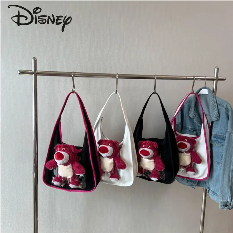 Новая модная сумка Disney с клубничным медведем, Вместительная женская сумка, многофункциональная Экологичная сумка для покупок
Новая модная сумка Disney с клубничным медведем, Вместительная женская сумка, многофункциональная Экологичная сумка для покупок