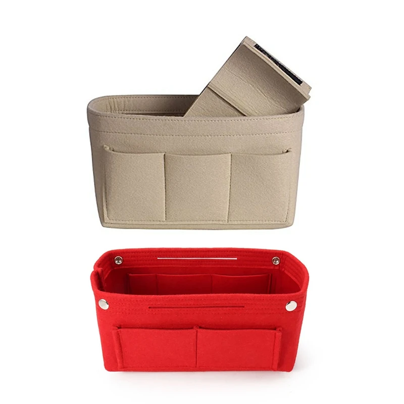 1X Women Felt Cloth Inner Bag Fits In Insert Handbag Multi-Pockets White & 1Pc Handbag Cosmetic Purse Insert Bag
1X Women Felt Cloth Inner Bag Fits In Insert Handbag Multi-Pockets White & 1Pc Handbag Cosmetic Purse Insert Bag