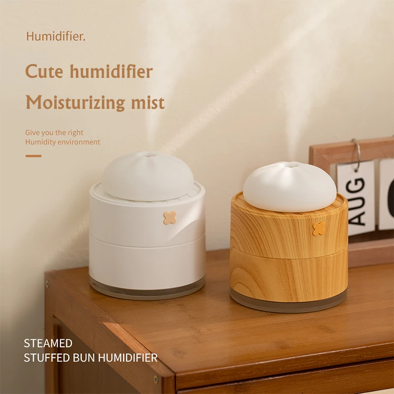 400ML Steamed Stuffed Bun Air Humidifier Purifier USB Wood Grain Aroma Diffuser with LED Light For Home Room Aromatic Freshener
400ML Steamed Stuffed Bun Air Humidifier Purifier USB Wood Grain Aroma Diffuser with LED Light For Home Room Aromatic Freshener
