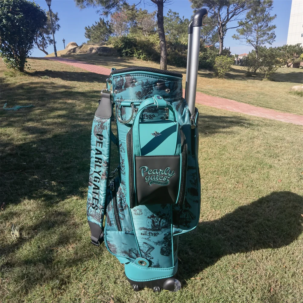 2022 New Golf Bag PearlyGates blue Green Big Golf Bag with Wheels Men Lady Caddy Package Trolley Suitcase
2022 New Golf Bag PearlyGates blue Green Big Golf Bag with Wheels Men Lady Caddy Package Trolley Suitcase