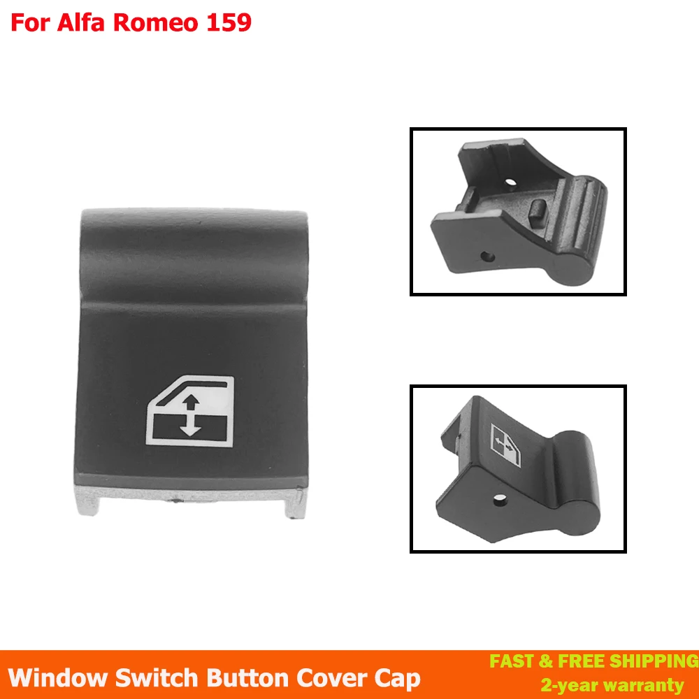 

1/2/4Pcs Window Switch Button Cover Cap For Alfa Romeo 159 Sportwagon Brera Giulietta Fiat 500X Jeep Renegade MiTo