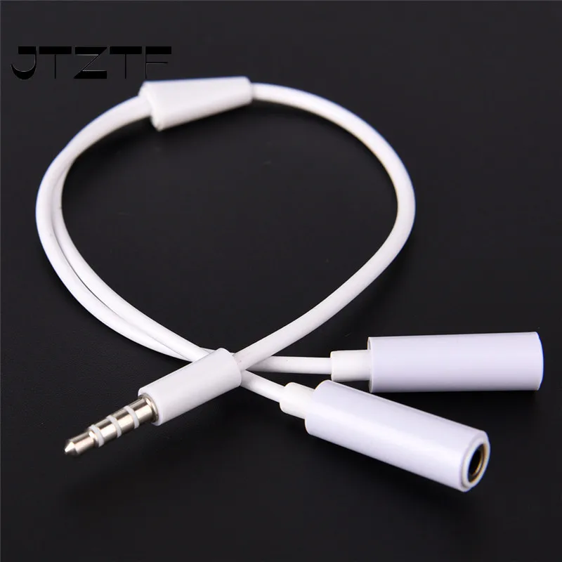 JTZTF Popular 3.5mm AUX Audio Mic Splitter Cable Earphone Headphone Adapter Male To Female Phone Accessories
JTZTF Popular 3.5mm AUX Audio Mic Splitter Cable Earphone Headphone Adapter Male To Female Phone Accessories