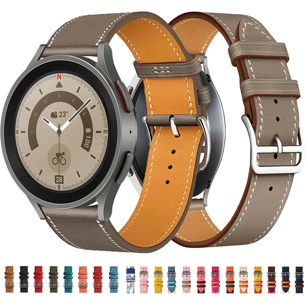 Leather Band for Samsung Galaxy Watch 4 6 Classic 5 Pro Smart Wristband Quick Releas Strap Correa Bracelet Watches Accessories
Leather Band for Samsung Galaxy Watch 4 6 Classic 5 Pro Smart Wristband Quick Releas Strap Correa Bracelet Watches Accessories
