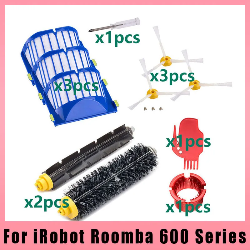 Filter Roller Brush For iRobot Roomba 600 Series 675 614 618 620 630 635 645 650 652 655 660 665 670 671 676 680 690 695 Parts
Filter Roller Brush For iRobot Roomba 600 Series 675 614 618 620 630 635 645 650 652 655 660 665 670 671 676 680 690 695 Parts