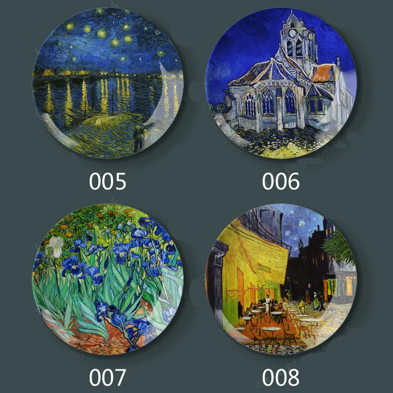 Beautiful Painting Decorative Plate Ceramic Home Hotel Artistic Background Display Natural Wall Decoration Oil Painting Plate
Beautiful Painting Decorative Plate Ceramic Home Hotel Artistic Background Display Natural Wall Decoration Oil Painting Plate