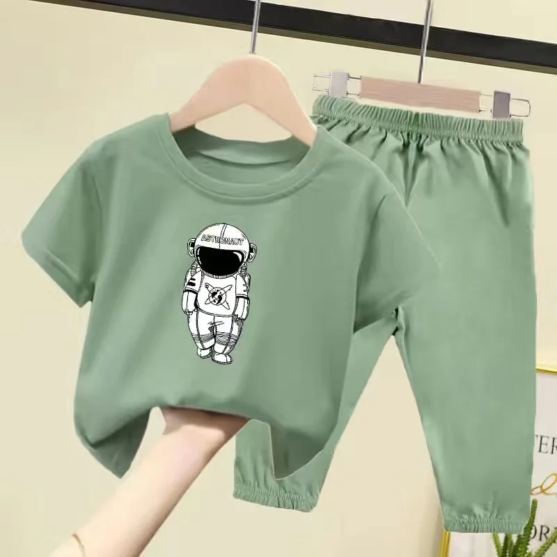 2022 Boys And Girls Summer Short-sleeved Cotton T-shirt Summer New Children's Clothing Baby Top + Pants Two-piece Kids Suit
2022 Boys And Girls Summer Short-sleeved Cotton T-shirt Summer New Children's Clothing Baby Top + Pants Two-piece Kids Suit