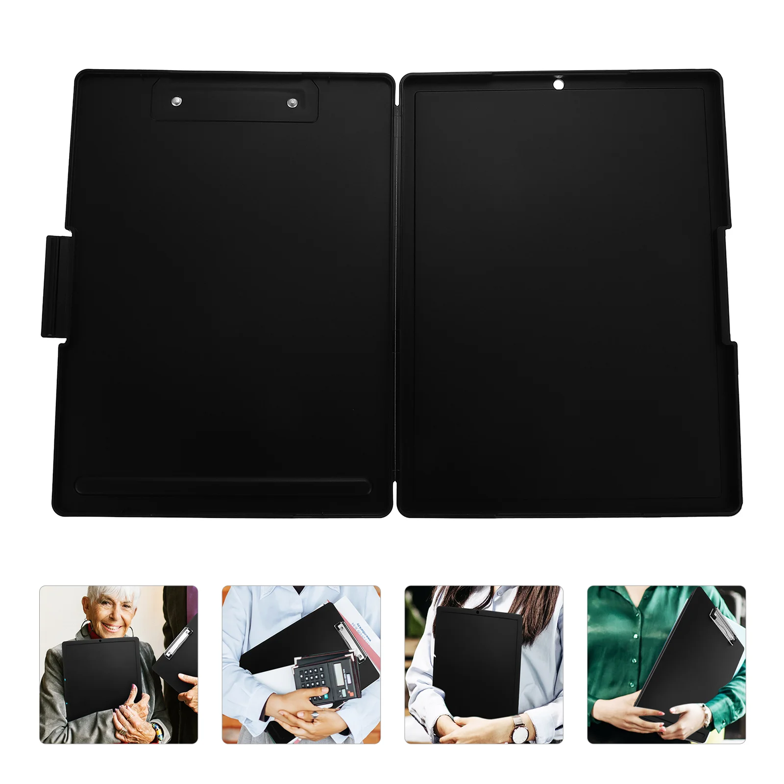 

Nurse Job Board Document File Folder Office Supply Black Folders Convenient Writing Plastic Storage Holder Clip Clipboard