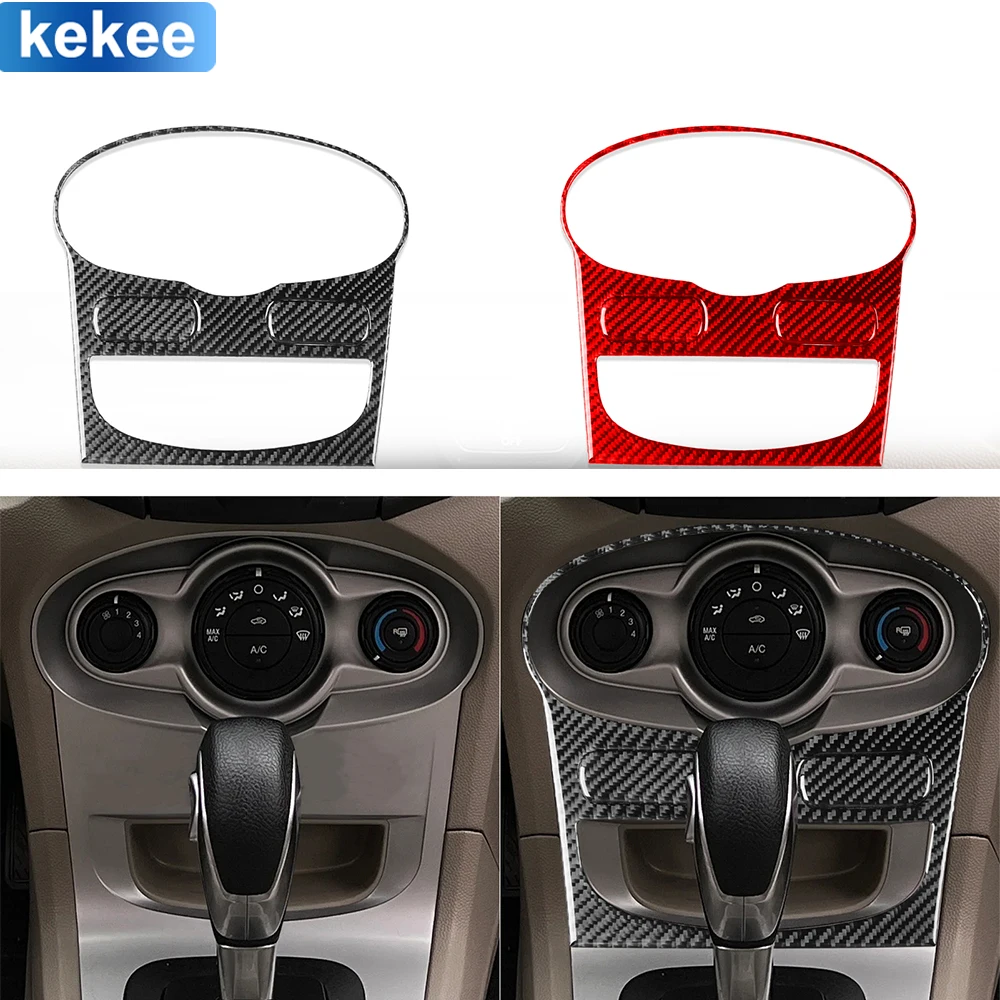 For Ford Fiesta 2011-2019 Center Dashboard AC Control Panel Cover Real Carbon Fiber Stickers Car Interior Moulding Accessories
For Ford Fiesta 2011-2019 Center Dashboard AC Control Panel Cover Real Carbon Fiber Stickers Car Interior Moulding Accessories