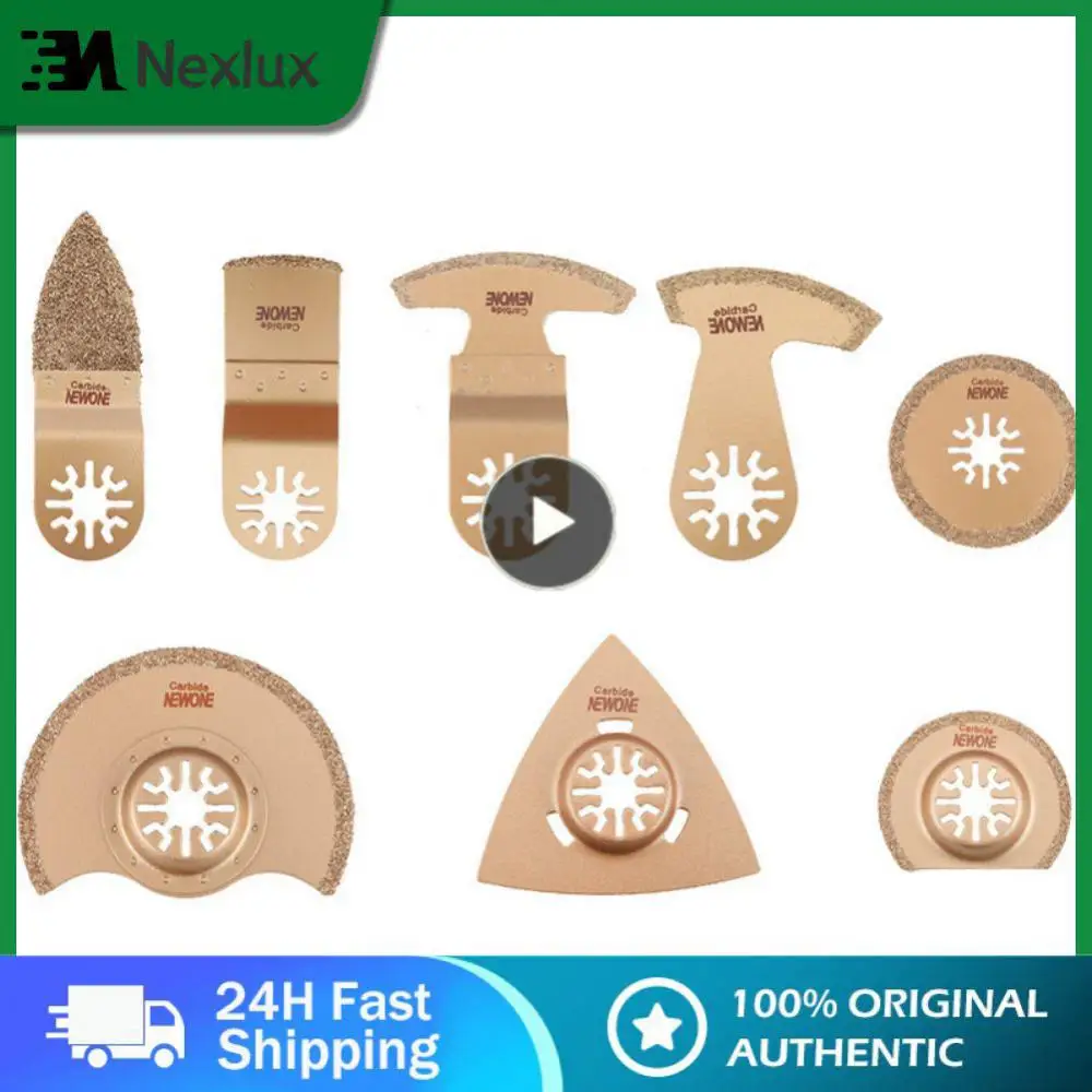 1PCS Carbide Oscillating Multifunction Tool Segment Saw Blades Tile Grout Cutter Gold Semicircle E-shaped Curved Saw Blade
1PCS Carbide Oscillating Multifunction Tool Segment Saw Blades Tile Grout Cutter Gold Semicircle E-shaped Curved Saw Blade