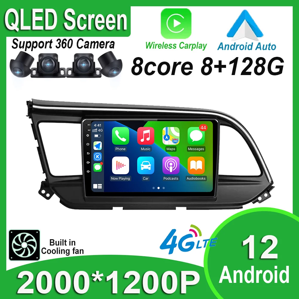 Автомобильный мультимедийный видеоплеер на Android 12 DSP, GPS-навигатор для Hyundai Elantra 6 2015 - 2018 с поддержкой раздельного экрана, автомагнитола
Автомобильный мультимедийный видеоплеер на Android 12 DSP, GPS-навигатор для Hyundai Elantra 6 2015 - 2018 с поддержкой раздельного экрана, автомагнитола