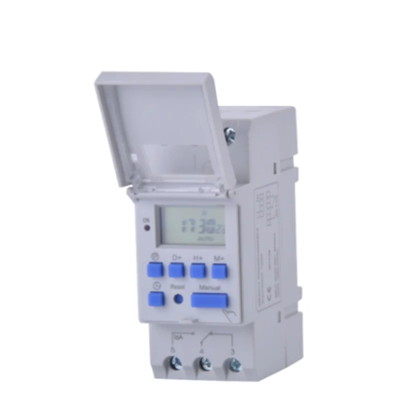 

Din Rail Digital Programmable Timer Time Relay Switch 16A 12VDC 24VDC 110VAC 220VAC 16A TP8A16 THC15A