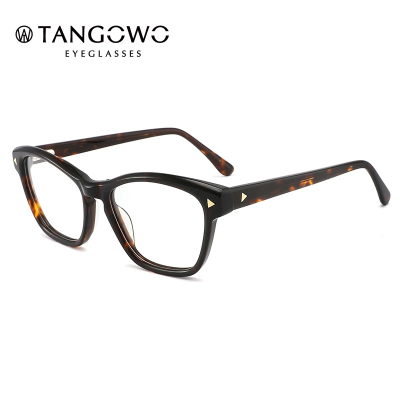 TANGOWO Fashion Acetate Cat Eye Glasses Frames Women Men Spring Hinges Cute Myopia Prescription Spectacles Frame FG1402
TANGOWO Fashion Acetate Cat Eye Glasses Frames Women Men Spring Hinges Cute Myopia Prescription Spectacles Frame FG1402