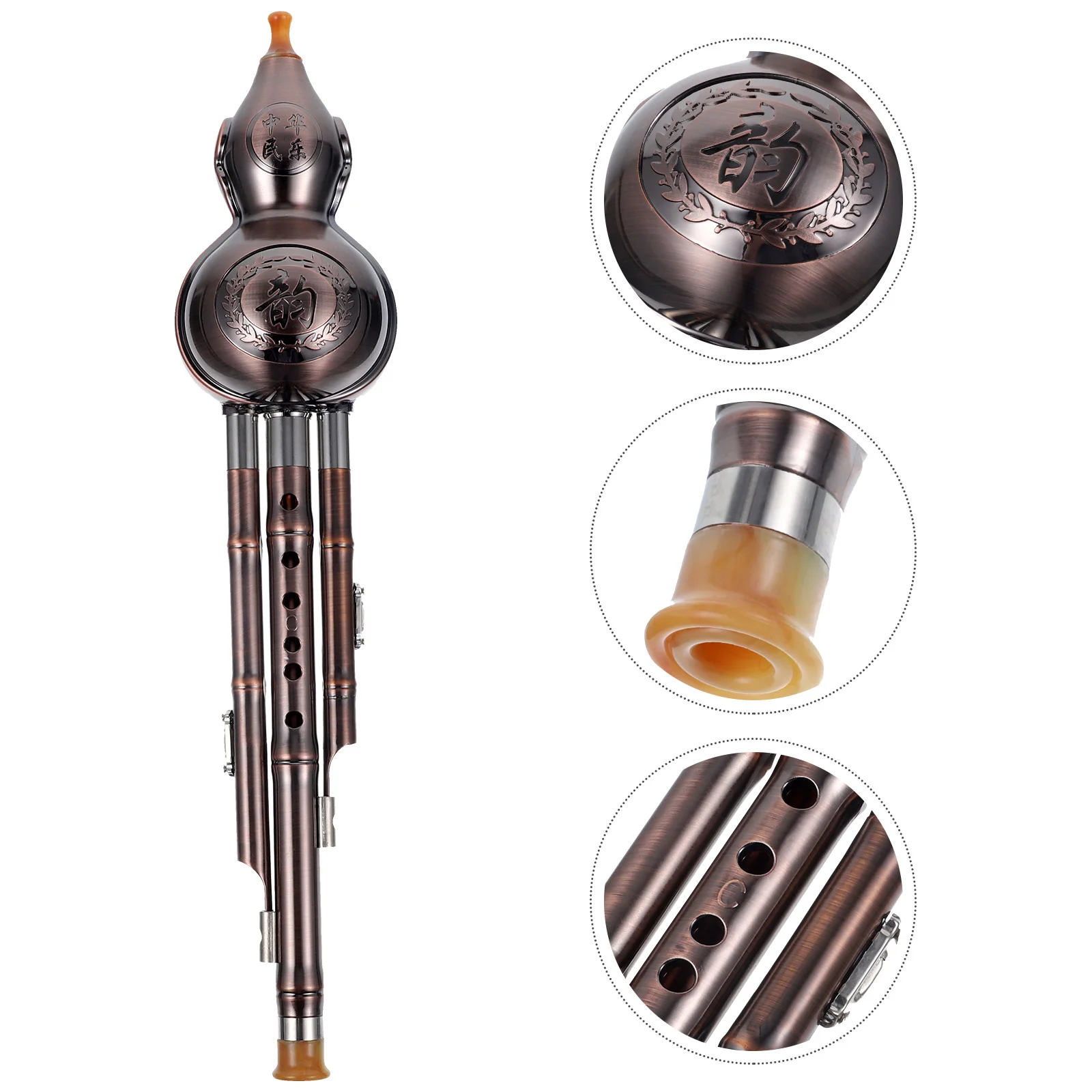 Three Tone Gourd Silk Cucurbit Flute Beginner Chinese Instrument Adult Gifts PP Ethnic Musical Instruments Adults
Three Tone Gourd Silk Cucurbit Flute Beginner Chinese Instrument Adult Gifts PP Ethnic Musical Instruments Adults