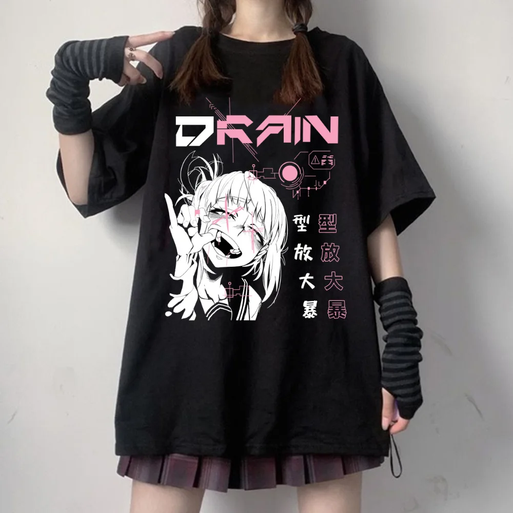 Black T Shirt Y2k Women Japanese Anime My Hero Academia T-shirt Himiko Toga Printed Short Sleeve Tees Elf Girl Cute Streetwear
Black T Shirt Y2k Women Japanese Anime My Hero Academia T-shirt Himiko Toga Printed Short Sleeve Tees Elf Girl Cute Streetwear