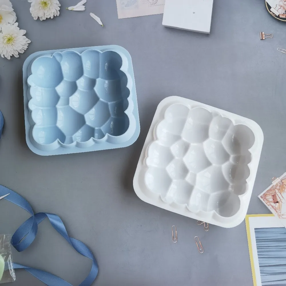 3D Bubble Cloud Shape Silicone Cake Mold.Dessert Mousse Pastry Baking Molds.Festival Decorating Bakeware Tools
3D Bubble Cloud Shape Silicone Cake Mold.Dessert Mousse Pastry Baking Molds.Festival Decorating Bakeware Tools