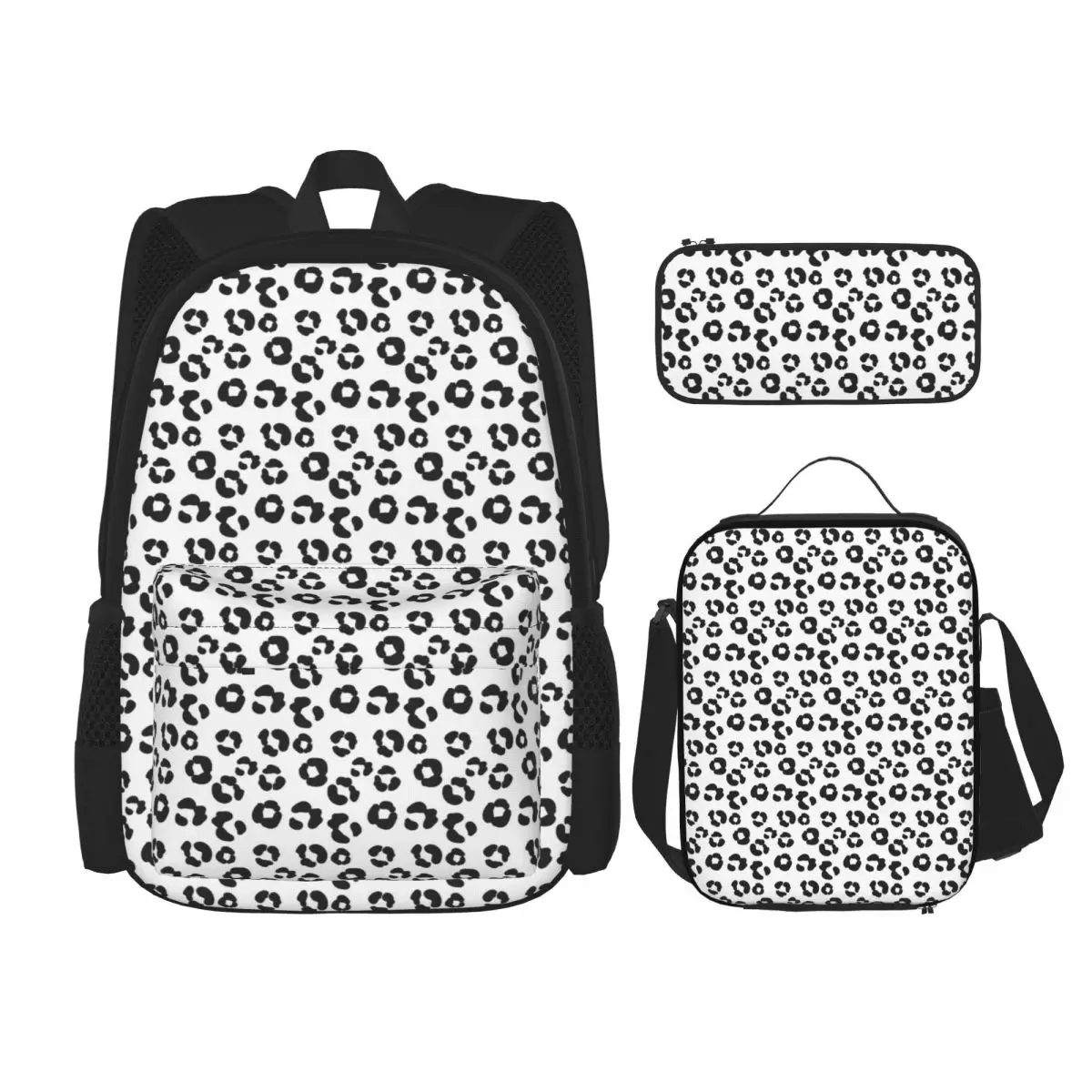 3pcs/set Leopard Footprint Pattern Backpacks School Bags for Boys Girls Students Travel Bag Casual Mochila
3pcs/set Leopard Footprint Pattern Backpacks School Bags for Boys Girls Students Travel Bag Casual Mochila