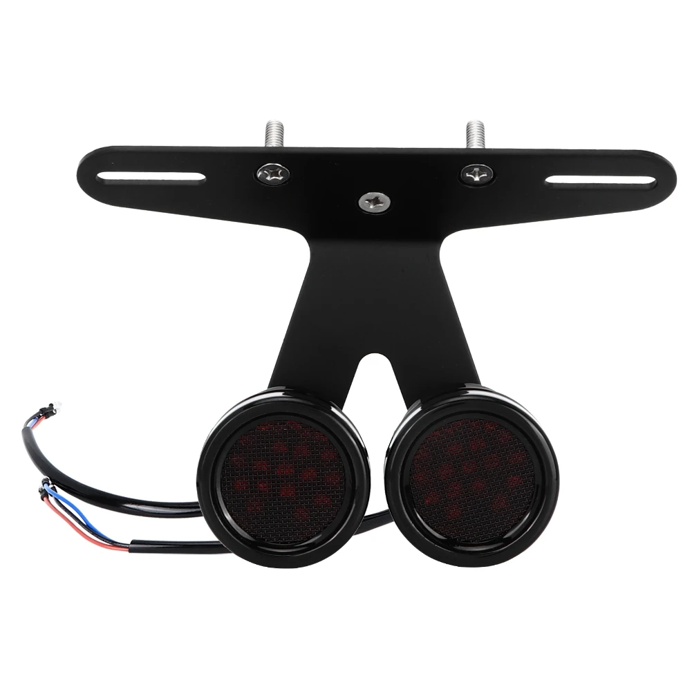 Universal Motorcycle Modification Black 2 Head LED Brake Taillight Tail Signal Light Lamp
Universal Motorcycle Modification Black 2 Head LED Brake Taillight Tail Signal Light Lamp