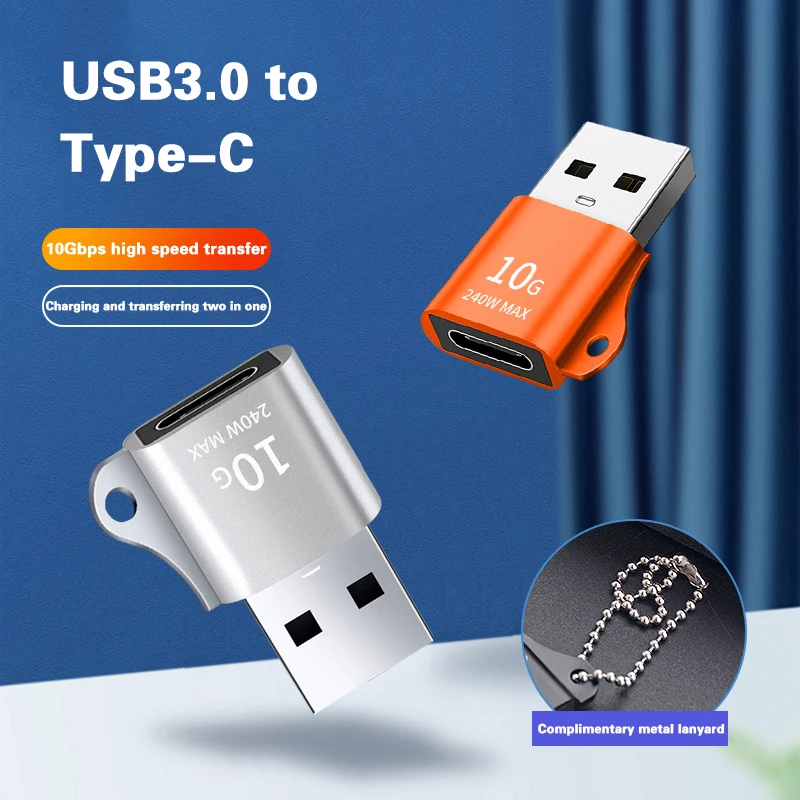 5V/6A USB To Type C OTG Adapter USB3.0 Type C Female To USB Male Converter Fast Charging Data Transfer For Macbook Xiaomi
5V/6A USB To Type C OTG Adapter USB3.0 Type C Female To USB Male Converter Fast Charging Data Transfer For Macbook Xiaomi
