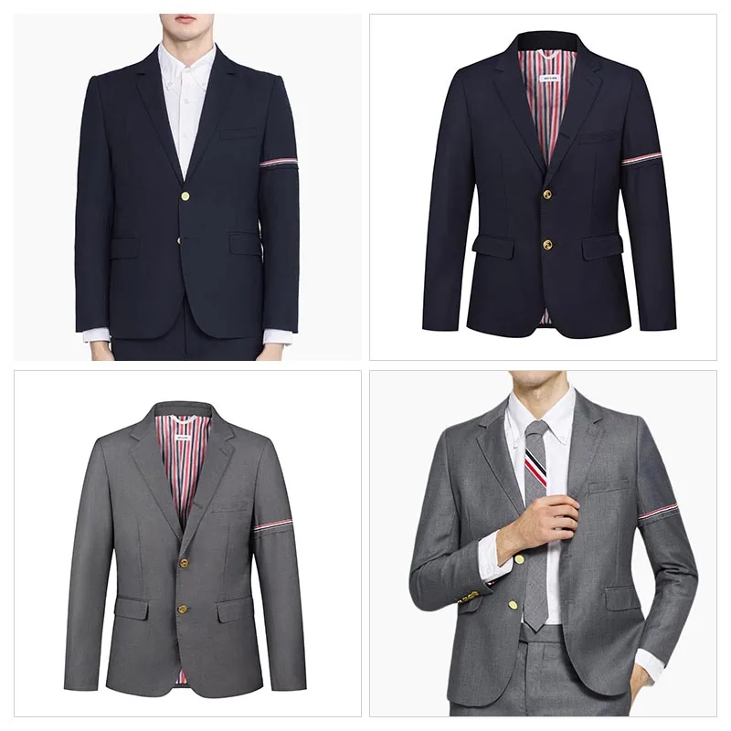 TB THOM Male Suit Autunm Winter Korean Design Men's Jacket Single Armband Stripes Formal Blazer Business Casual Suit Jackets
TB THOM Male Suit Autunm Winter Korean Design Men's Jacket Single Armband Stripes Formal Blazer Business Casual Suit Jackets