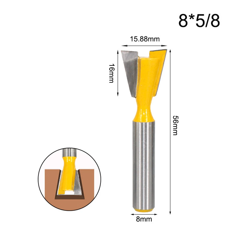 1 Pcs Dovetail Joint Router Bit 8mm Shank 14 Degree Woodwork Milling Cutter For Wood Carpentry Tools Engraving Carving Tools
1 Pcs Dovetail Joint Router Bit 8mm Shank 14 Degree Woodwork Milling Cutter For Wood Carpentry Tools Engraving Carving Tools