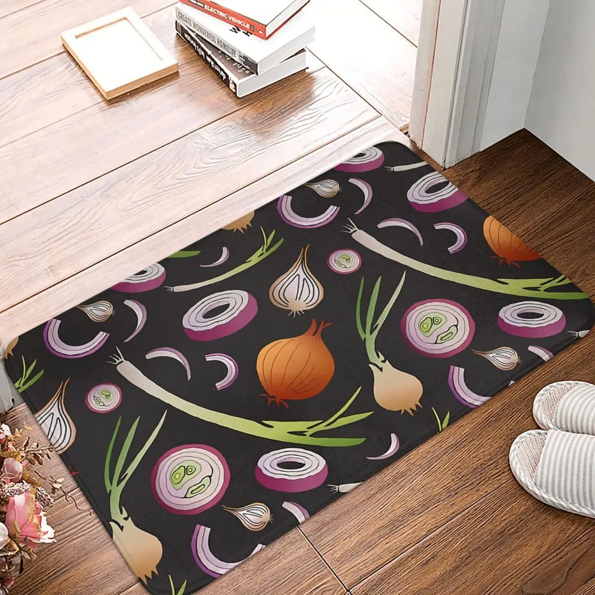 Slice Bath Non-Slip Carpet Onions Lover Pattern Bedroom Mat Entrance Door Doormat Home Decoration Rug
Slice Bath Non-Slip Carpet Onions Lover Pattern Bedroom Mat Entrance Door Doormat Home Decoration Rug