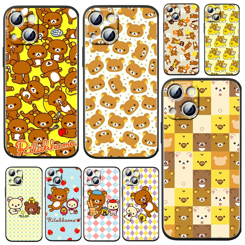 Anime Rilakkuma Cute For Apple iPhone 13 12 Pro Max Mini 11 Pro XS Max X XR 8 7 6 Plus SE 5S Soft Black Phone Case Fundas Coque
Anime Rilakkuma Cute For Apple iPhone 13 12 Pro Max Mini 11 Pro XS Max X XR 8 7 6 Plus SE 5S Soft Black Phone Case Fundas Coque