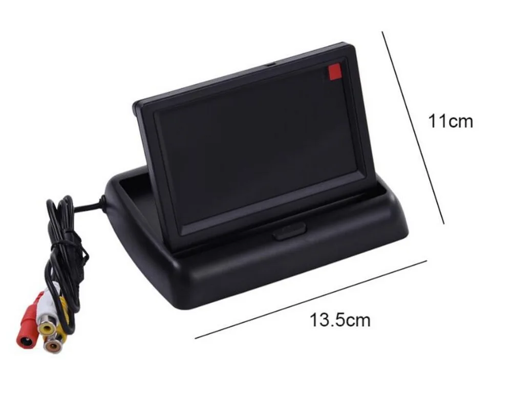 4.3 Inch In-Dash 480x234 Foldable Rear View Monitor Add CCD Night Vision Car Camera +Wireless Transmitter Receiver
4.3 Inch In-Dash 480x234 Foldable Rear View Monitor Add CCD Night Vision Car Camera +Wireless Transmitter Receiver