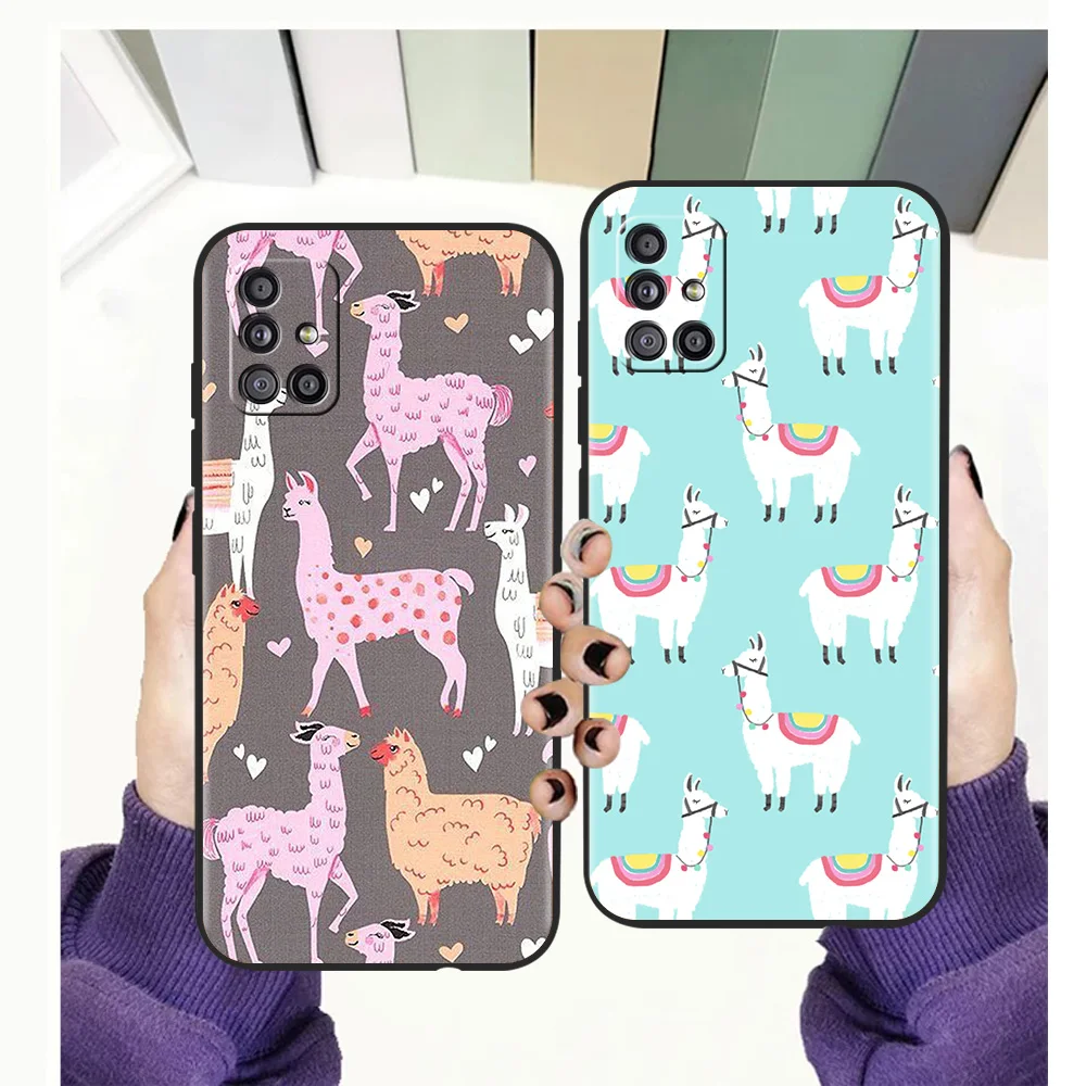 Llama Alpaca Phone Case Cover For Samsung A13 A22 A32 A52 A72 A51 A71 A21S A31 A41 5G Silicone Shockproof Luxury Shell Coque TPU
Llama Alpaca Phone Case Cover For Samsung A13 A22 A32 A52 A72 A51 A71 A21S A31 A41 5G Silicone Shockproof Luxury Shell Coque TPU