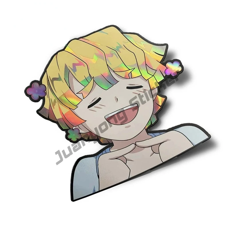 Funny Zenitsu Peeker Cartoon Anime Car Sticker Vinyl JDM Refit Decals Graffiti for Rear Windshield Anti Scratch Decal PVC13x13cm
Funny Zenitsu Peeker Cartoon Anime Car Sticker Vinyl JDM Refit Decals Graffiti for Rear Windshield Anti Scratch Decal PVC13x13cm