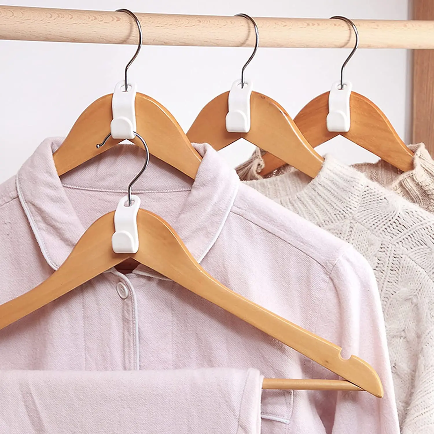 10/20/50 Pcs Mini Clothes Hanger Connector Hooks Cascading Plastic Wardrobe Coat Organizer Rack Holder Space Saving for Closet
10/20/50 Pcs Mini Clothes Hanger Connector Hooks Cascading Plastic Wardrobe Coat Organizer Rack Holder Space Saving for Closet