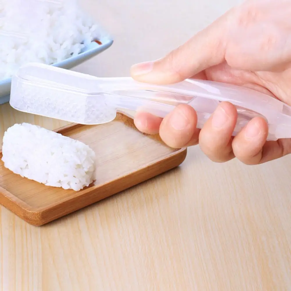 3Pcs Sushi Mold Rice Ball Maker Non-Stick Long Handle DIY Plastic Rectangular Bento Rice Ball Making Tools cuisine gadgets
3Pcs Sushi Mold Rice Ball Maker Non-Stick Long Handle DIY Plastic Rectangular Bento Rice Ball Making Tools cuisine gadgets