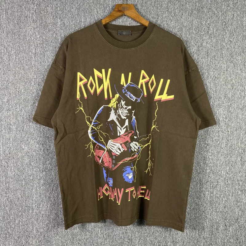 Top Quality Vintage Skull T Shirt Men 1:1 High Street Women Oversize Tops Washed Fashion Short Sleeve Mens Clothing
Top Quality Vintage Skull T Shirt Men 1:1 High Street Women Oversize Tops Washed Fashion Short Sleeve Mens Clothing