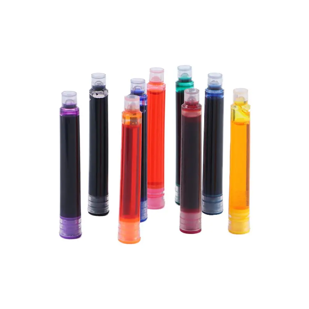 10 Pcs 2.6mm 3.4mm Durable Fountain Pen Refill Portable Fountain Pen Ink Pen High Quality Color Ink Cartridge
10 Pcs 2.6mm 3.4mm Durable Fountain Pen Refill Portable Fountain Pen Ink Pen High Quality Color Ink Cartridge
