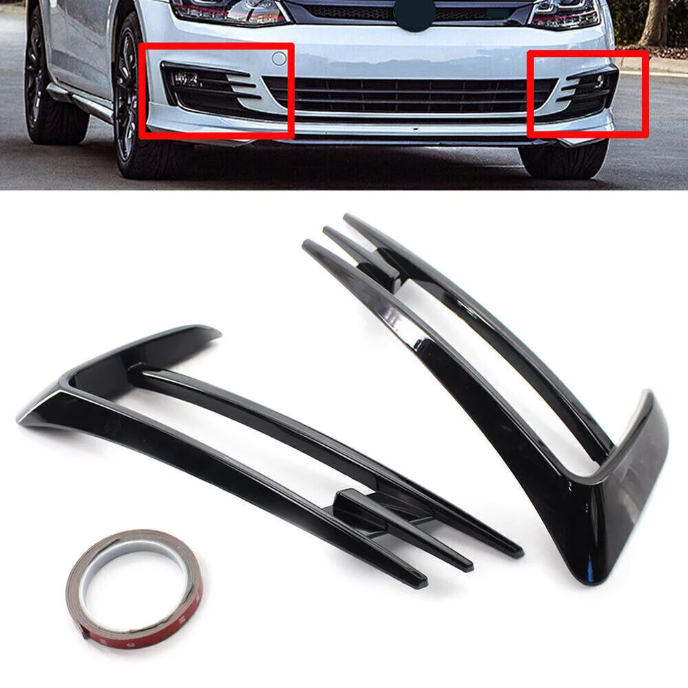 For VW Golf 7 MK7 2014-2017 Gloss Black Fog Light Lamp Cover Bumper Grille Trim
For VW Golf 7 MK7 2014-2017 Gloss Black Fog Light Lamp Cover Bumper Grille Trim