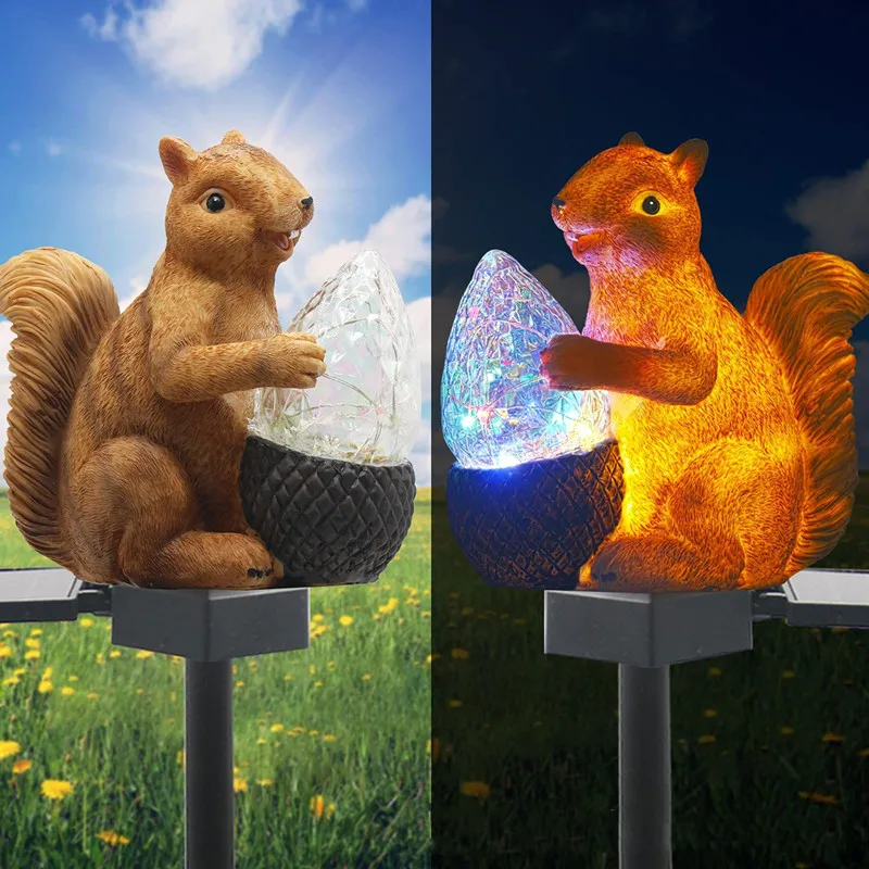 Solar Outdoor Lights Waterproof Solar Light Owl Squirrel Animal Modeling Lawn Decoration Light Solar Garden Lighting Lawn Light
Solar Outdoor Lights Waterproof Solar Light Owl Squirrel Animal Modeling Lawn Decoration Light Solar Garden Lighting Lawn Light
