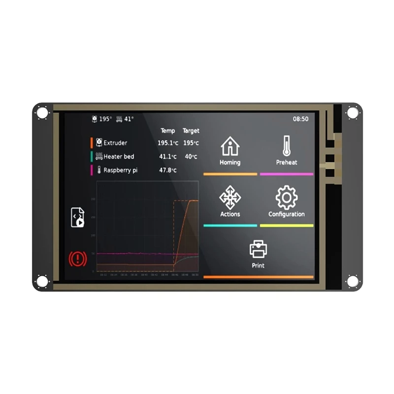 TFT35 E3 V2.1 LCD Screen Display Controller Panel for SKR Mini E3 SKR E3 DIP Board for Ender 3 CR10 3D Printer Part
TFT35 E3 V2.1 LCD Screen Display Controller Panel for SKR Mini E3 SKR E3 DIP Board for Ender 3 CR10 3D Printer Part