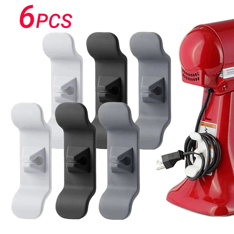 6PCS Cord Wrapper Organizer Clips Holder For Air Fryer Coffee Machine Kitchen Appliance Mini Self-adhesive Cable Winder
6PCS Cord Wrapper Organizer Clips Holder For Air Fryer Coffee Machine Kitchen Appliance Mini Self-adhesive Cable Winder